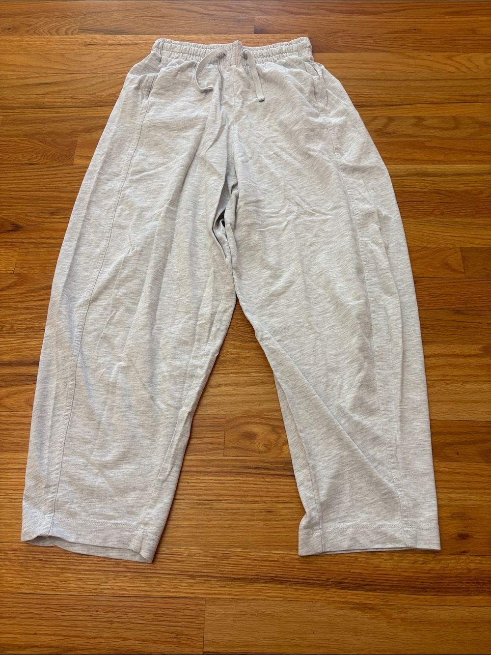 Women’s  Light Gray Casual Drawstring Pants